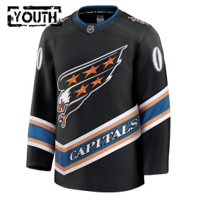 Maillot de Hockey Washington Capitals Personnaliser Fanatics Premium 2024-25 Noir Troisième - Enfant
